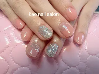 ネイル kao nail マグネット/長さだしのネイルデザイン