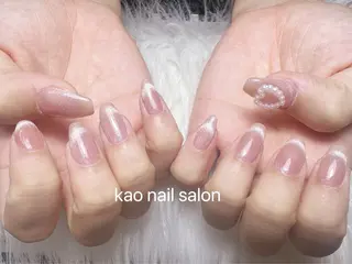 ネイル kao nail マグネット/長さだしのネイルデザイン