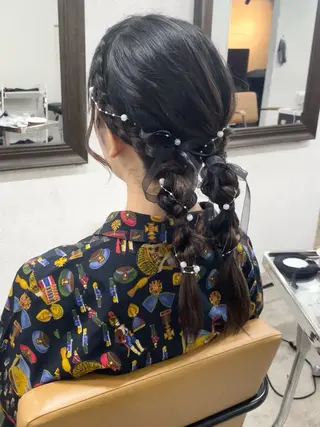 ヘアアレンジ 💝艶髪ハイトーン 💝みさきのヘアスタイル