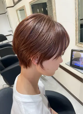 ショート カラー 寺本 早希のヘアスタイル