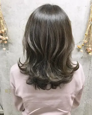 ミディアム カラー Satsuki ✂︎♡のヘアスタイル
