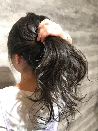 セミロング カラー Blanco Color&Careのヘアスタイル