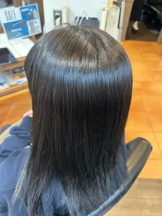 ミディアム 徳永　髪質改善 カラー🪄💫のヘアスタイル
