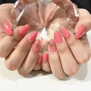 ネイル 渋谷/チップ長さ出し 👑アプレgel-xのネイルデザイン