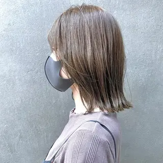 ミディアム カラー ヘアアレンジ 【ダメージレス施術】 【透明感】北村 拓也のヘアスタイル