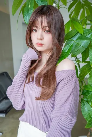 ロング カラー ANGELICA 難波店のヘアスタイル