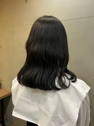 ミディアム おせ ちさとのヘアスタイル