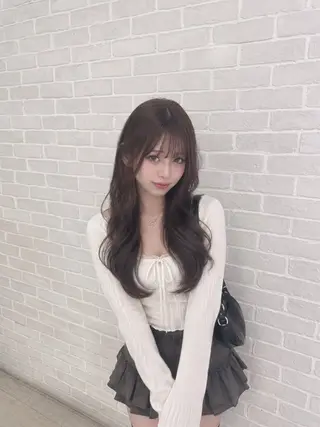 ロング カラー ワンカラーモデル募集 中🎀🩵のあのヘアスタイル