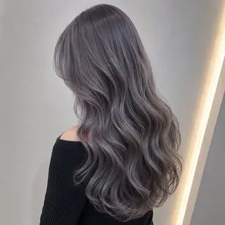 ロング カラー ハイトーンカラー が絶対可愛い✨泰聖✨のヘアスタイル