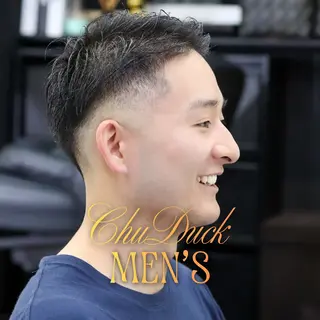ショート メンズ フェード×メンズ カット|SHOTAのヘアスタイル