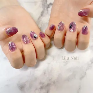 ネイル モチの良さ◉ フィルインネイル♡のネイルデザイン