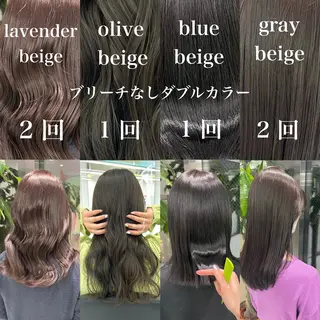 ミディアム カラー パーマ ヘアアレンジ メンズ キッズ ネイル マツエク・マツパ アイブロウ KANAMI 🌏のヘアスタイル