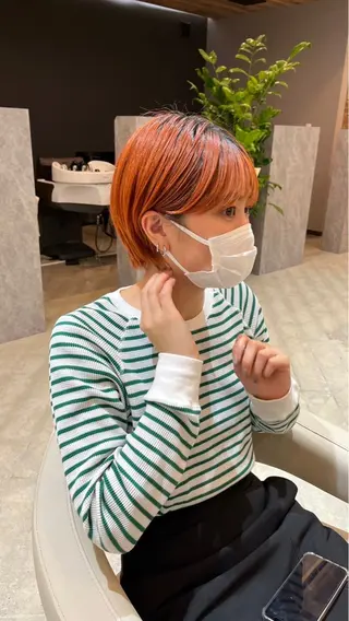 ショート 金山 美祐のヘアスタイル