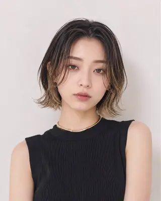 ミディアム カラー "オトナ髪”/ LAKA TOCCAのヘアスタイル