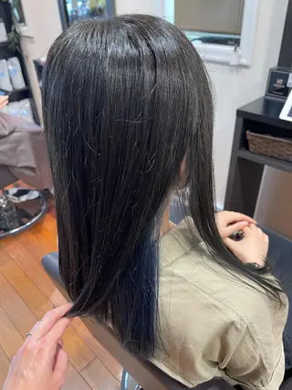 ロング カラー 猪ノ原 弘子のヘアスタイル