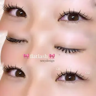 マツエク・マツパ Mell Yuuna ♡パリエク /束感のマツエク・マツパデザイン