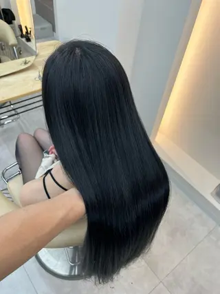 ロング カラー ✧̣̥̇newi広島 Rensei✧̣̥̇のヘアスタイル