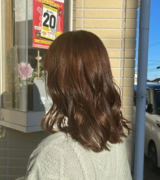 セミロング カラー 髪質改善のプロ✨りな さんのヘアスタイル