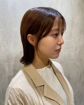 ショート 曻地 彩乃のヘアスタイル