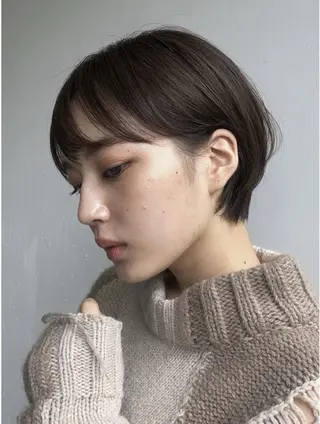 ショート ナチュラル大人っぽい スタイル MAORIのヘアスタイル