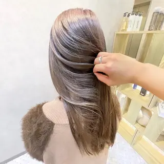 ロング カラー ヘアアレンジ REONA🪽✨薬院 レイヤーカット🫧のヘアスタイル