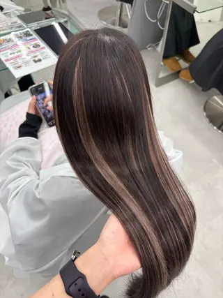 ロング 羽エクステ/シール エクステ/横浜駅5分のヘアスタイル