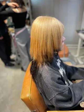 ロング 絶対綺麗な暖色カラー 🎯あります✨増渕✨のヘアスタイル