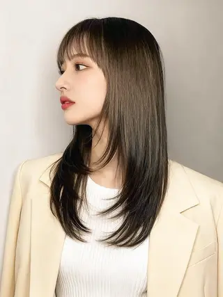 ロング カラー パーマ 💎髪質改善専門 jewel boxのヘアスタイル