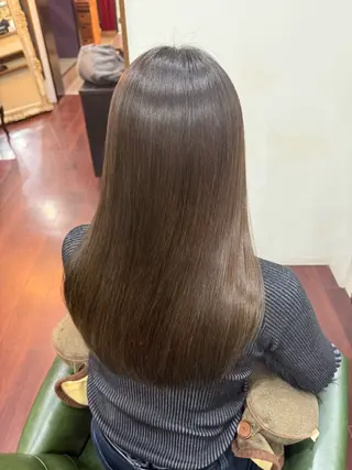 ロング パーマ 木村 蓮のヘアスタイル
