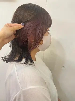 ミディアム 🍃透明感スタイル yu-ka🍃のヘアスタイル