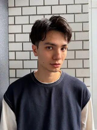 カラー パーマ メンズ 再現性No.1ヘア ごーた立川のヘアスタイル