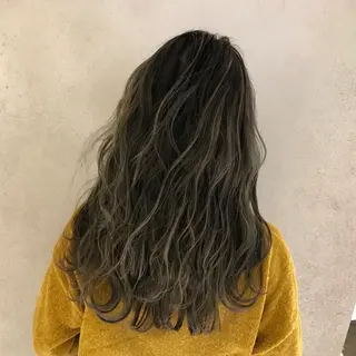 ロング 福原 優介のヘアスタイル