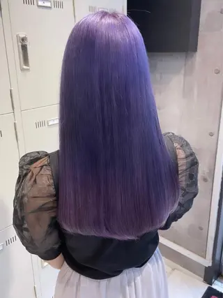 ロング カラー パーマ ヘアアレンジ メンズ キッズ ネイル マツエク・マツパ アイブロウ レイヤー/ダブル カラー/YURINAのヘアスタイル