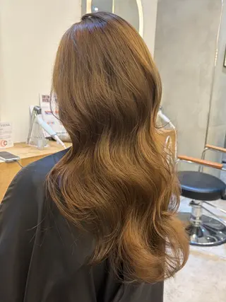ロング カラー 韓国🇰🇷透明感 ERIのヘアスタイル