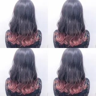 ロング カラー エフェクトブリーチ 🌟前澤啓太朗のヘアスタイル