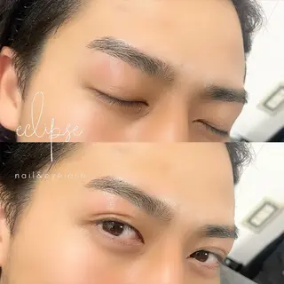 メンズ アイブロウ eclipse eyelashのマツエク・マツパデザイン
