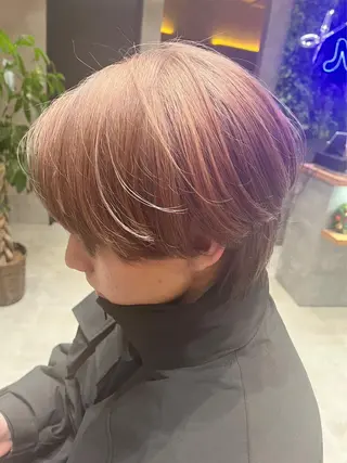 ショート カラー メンズ 🌟髪質改善/透明感 🌟代表RYOのヘアスタイル