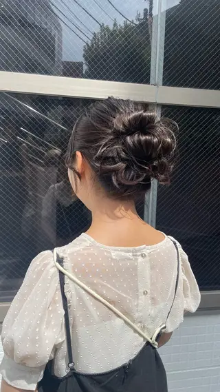 ミディアム 💍モテる艶髪 透明感カラー💖のヘアスタイル