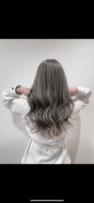 セミロング カラー パーマ ヘアアレンジ キッズ 韓国♡ハイライト ♡YURIのヘアスタイル