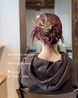 ロング ヘアアレンジ お呼ばれセット🕊️ 高円寺/太田和のヘアスタイル