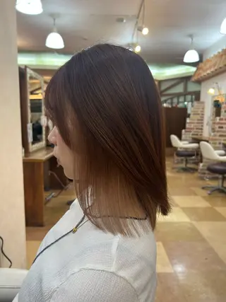 ミディアム カラー 伊東 颯のヘアスタイル
