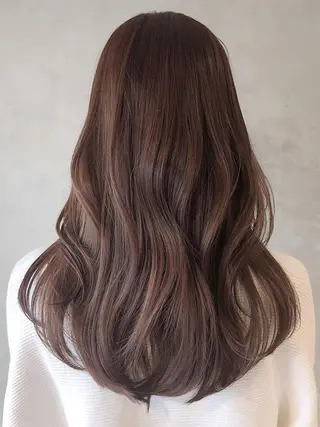 ミディアム カラー ITbyALBUM 下北沢店のヘアスタイル