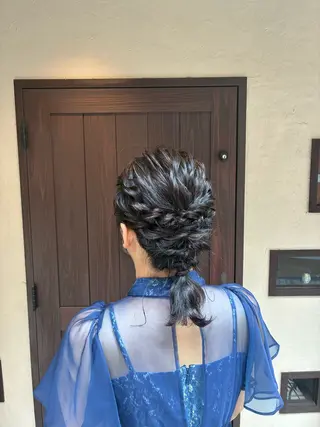 セミロング ヘアアレンジ 若林 美帆のヘアスタイル