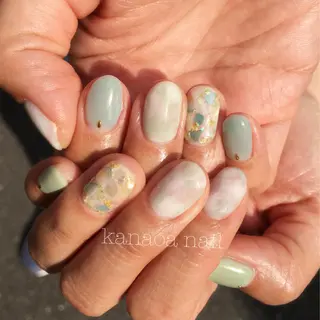 ネイル 地爪育成💅 kanaoanailのネイルデザイン