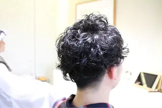 ミディアム パーマ メンズ creep hair nozomiのヘアスタイル