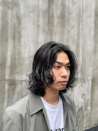 パーマ ニュアンスパーマ/ メンズカット田島勇樹のヘアスタイル