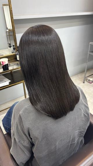 ミディアム 佐藤 宰 OZ桑野店のヘアスタイル