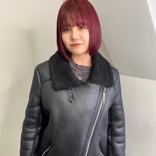 ミディアム カラー 透明感カラー/レイヤ ー🌙Honokaのヘアスタイル