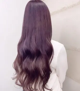 ミディアム カラー 透明感カラー✂︎ /縮毛矯正/YUKAのヘアスタイル