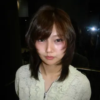 ミディアム カラー 透明感/レイヤー/ sakura🪽のヘアスタイル